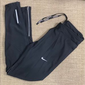 Like New Nike Running Leggings with Ankle Zippers
